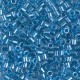 Miyuki delica kralen 8/0 - Sparkling aqua lined crystal DBL-905